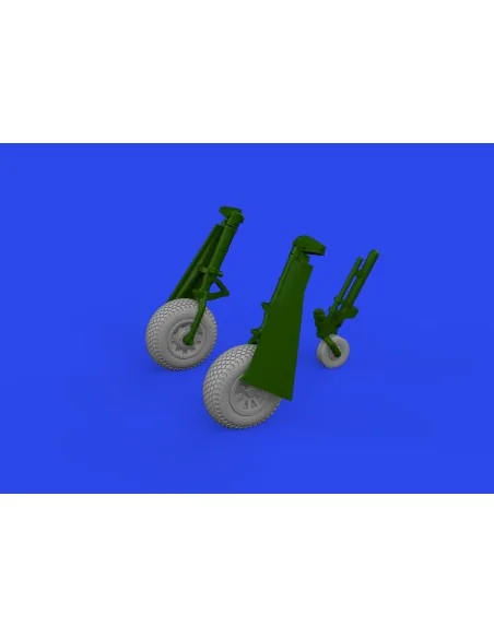 P-51D wheels cross tread, 1/72 - Eduard Accessories 672368