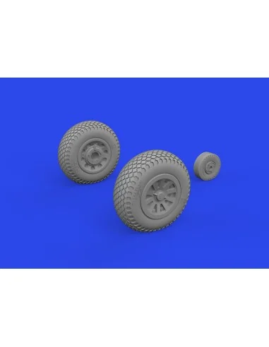 P-51D wheels cross tread, 1/72 - Eduard Accessories 672368
