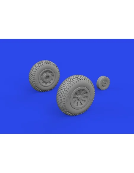 P-51D wheels cross tread, 1/72 - Eduard Accessories 672368