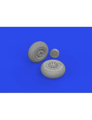 P-51D wheels cross tread, 1/72 - Eduard Accessories 672368