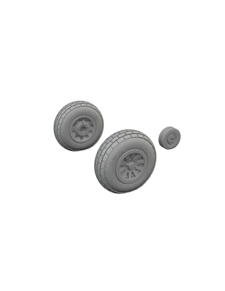 P-51D wheels block tread, 1/72 - Eduard Accessories 672369