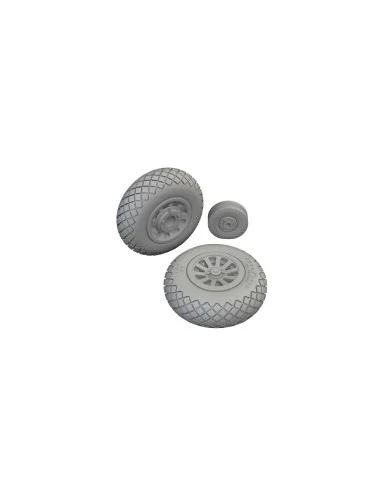 P-51D wheels diamond tread 2, 1/72 - Eduard Accessories 672370