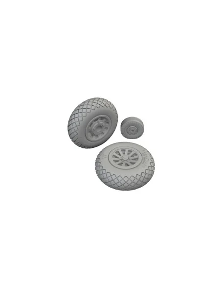 P-51D wheels diamond tread 2, 1/72 - Eduard Accessories 672370