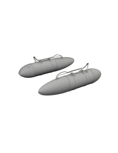 P-51D 108gal paper drop tanks PRINT, 1/72 - Eduard Accessories 672374