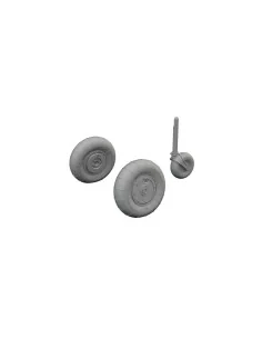 Bf 109G-10 wheels, 1/72 - Eduard Accessories 672385