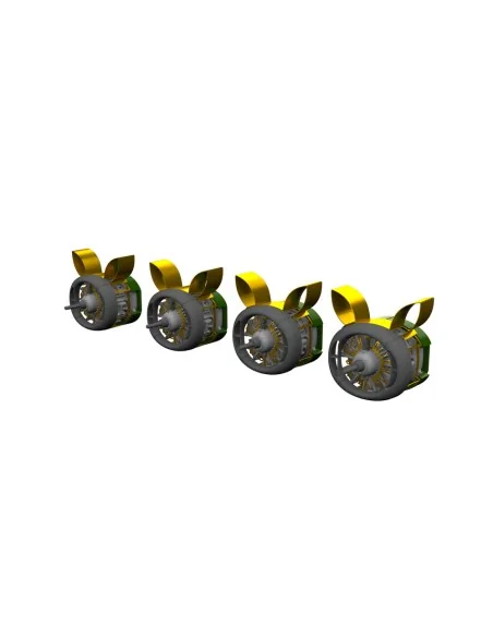 B-24H engines PRINT AIRFIX, 1/72 - Eduard Accessories 672386