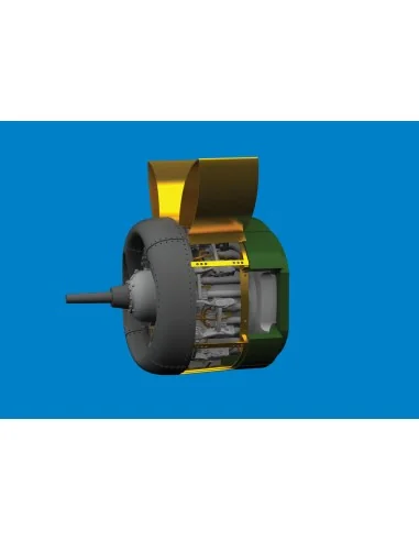 [NO_DESC] B-24H engines PRINT AIRFIX, 1/72 - Eduard Accessories 672386