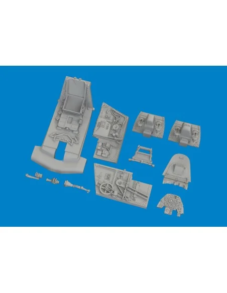 Bf 109G-10 cockpit PRINT, 1/72 - Eduard Accessories 672388