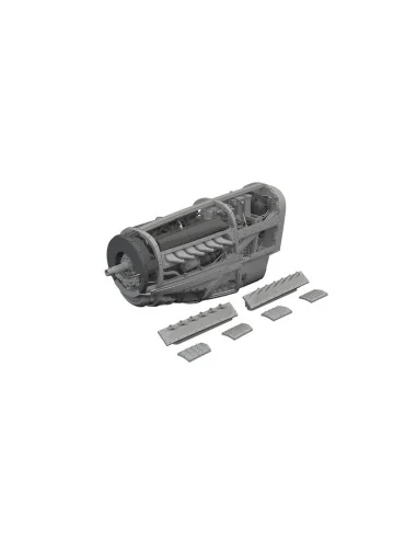 P-51D engine PRINT EDUARD, 1/72 - Eduard Accessories 672389