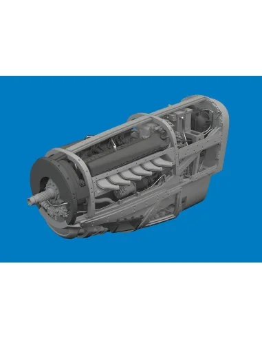 P-51D engine PRINT EDUARD, 1/72 - Eduard Accessories 672389