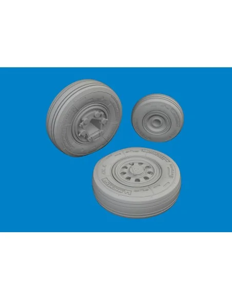 [NO_DESC] F-35B wheels, 1/72 - Eduard Accessories 672390