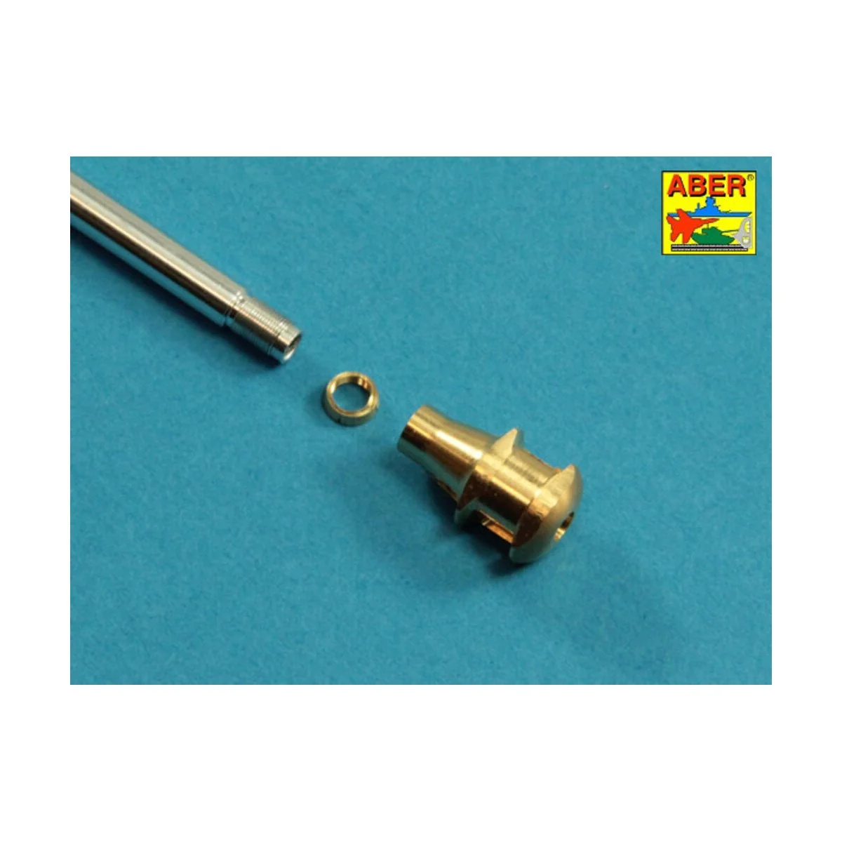 U.S 90 mm M3 barrel with muzzle brake for T26E3, Pershing, 1/35 - A...