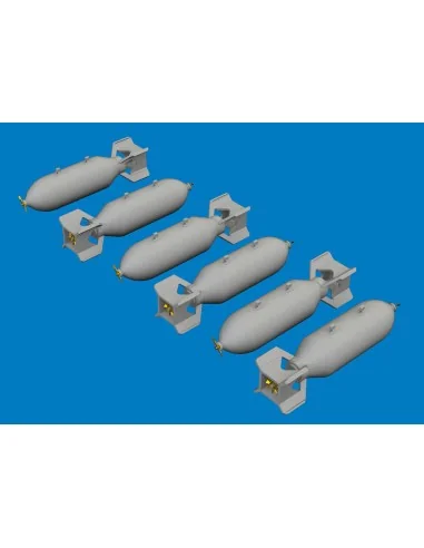 US 500lb bombs PRINT, 1/72 - Eduard Accessories 672394