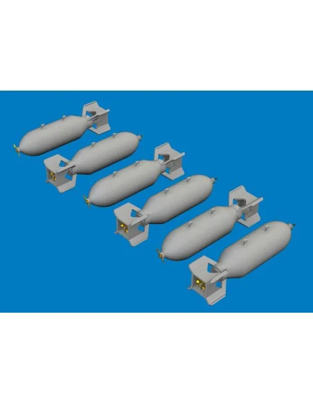 US 500lb bombs PRINT, 1/72 - Eduard Accessories 672394