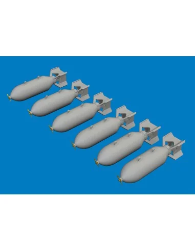 US 500lb bombs PRINT, 1/72 - Eduard Accessories 672394