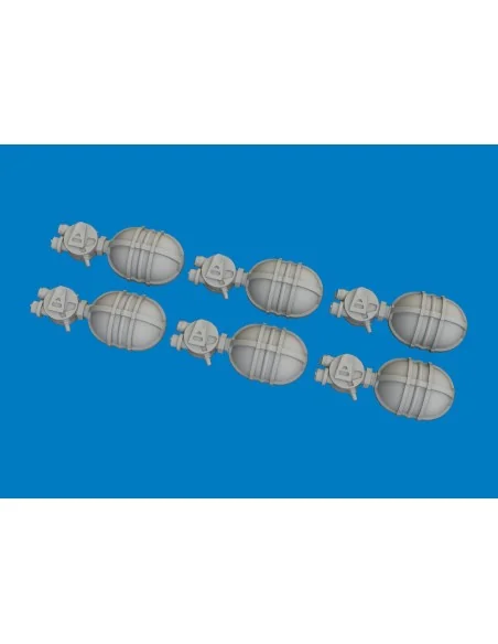 [NO_DESC] WWII USAAF oxygen cylinder A-4 PRINT, 1/72 - Eduard Acces...