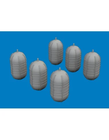 WWII USAAF oxygen tank G-1 PRINT, 1/72 - Eduard Accessories 672397