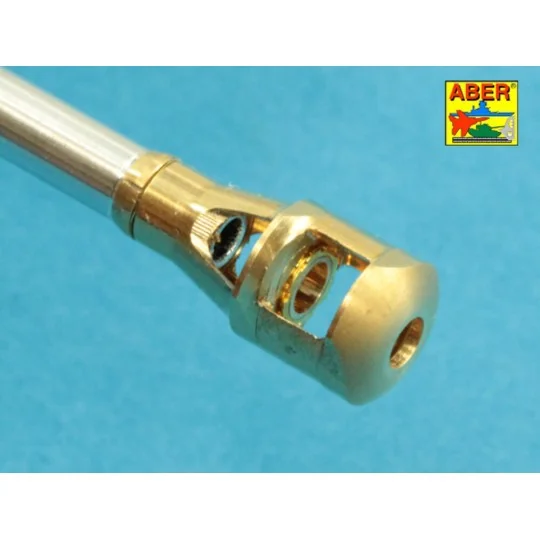 U.S 90 mm M3 barrel with muzzle brake for T26E3, Pershing, 1/35 - A...