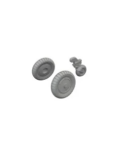 Bf 109G-6 wheels TAMIYA, 1/72 - Eduard Accessories 672405