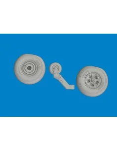 Spitfire Mk.V wheels TAMIYA, 1/72 - Eduard Accessories 672407 2