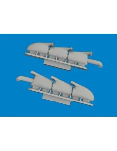 [NO_DESC] Spitfire Mk.V three-stacks exhaust fishtail PRINT TAMIYA,... 2