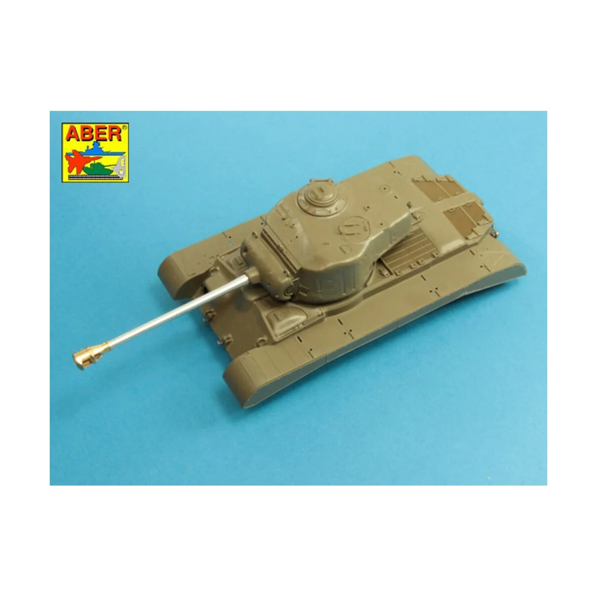 U.S 90 mm M3 barrel with muzzle brake for T26E3, Pershing, 1/35 - A...