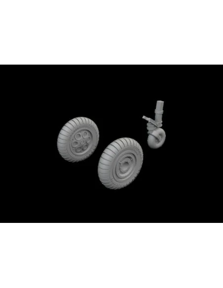 Fw 190A wheels early TAMIYA, 1/72 - Eduard Accessories 672419