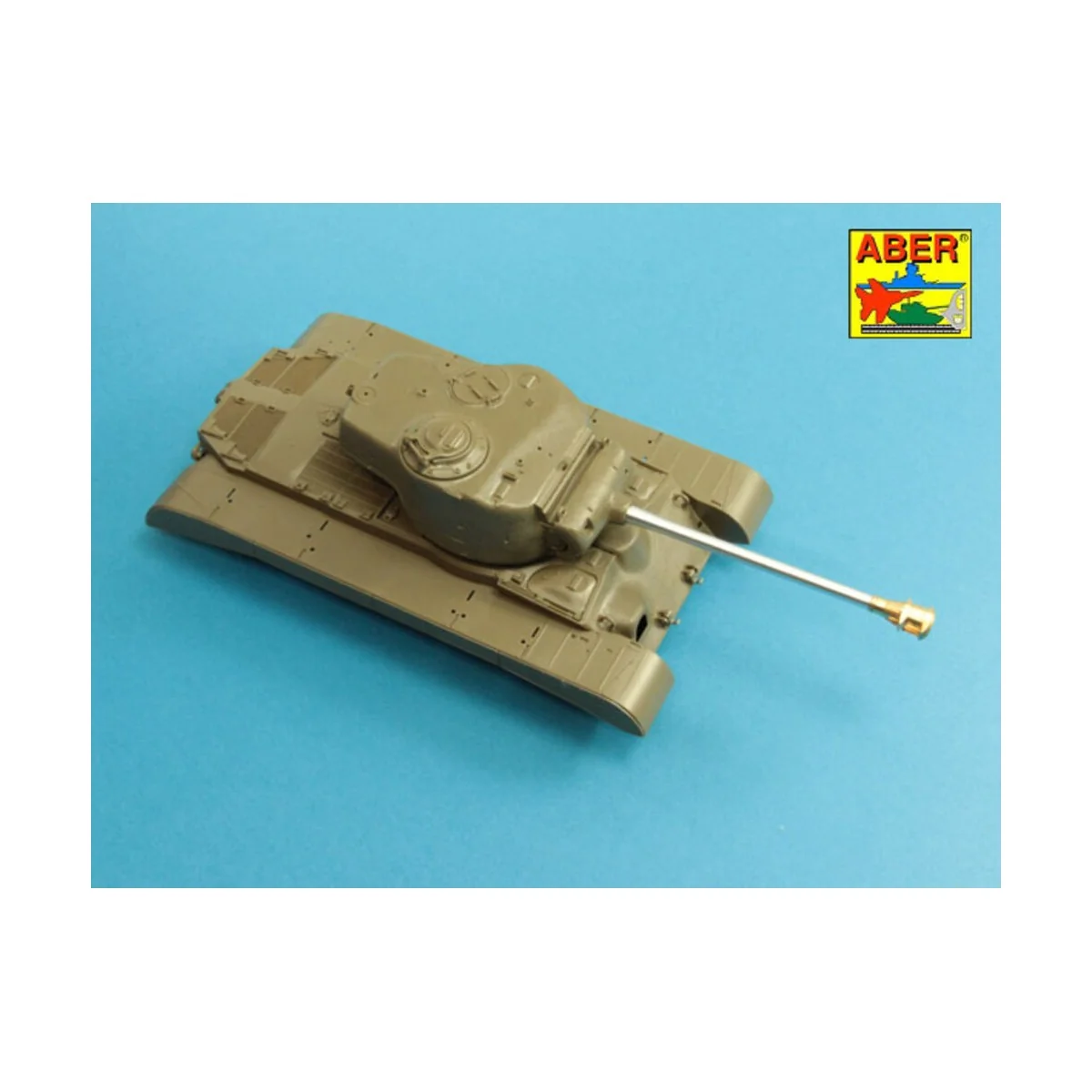 U.S 90 mm M3 barrel with muzzle brake for T26E3, Pershing, 1/35 - A...