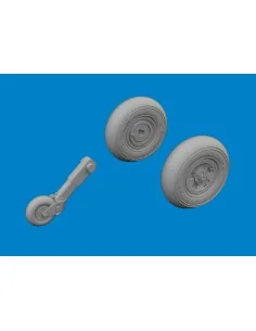 Spitfire Mk.I/II/V wheels for IBG, 1/72 - Eduard Accessories 672424