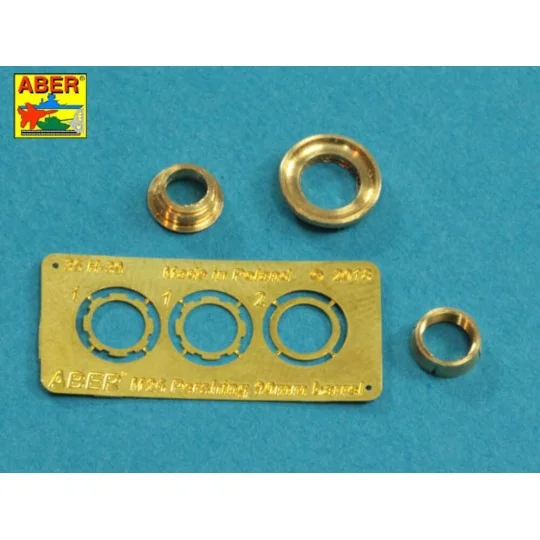 U.S 90 mm M3 barrel with muzzle brake for T26E3, Pershing, 1/35 - A...