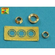 U.S 90 mm M3 barrel with muzzle brake for T26E3, Pershing, 1/35 - A...