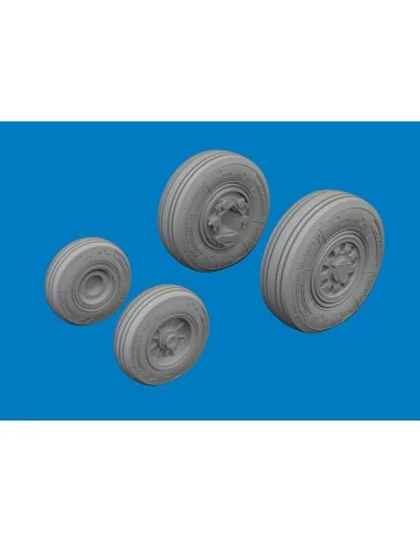 F-35C wheels for Tamiya, 1/72 - Eduard Accessories 672429