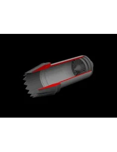 [NO_DESC] F-35C exhaust nozzle PRINT for Tamiya, 1/72 - Eduard Acce...