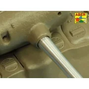 U.S 90 mm M3 barrel with muzzle brake for T26E3, Pershing, 1/35 - A...