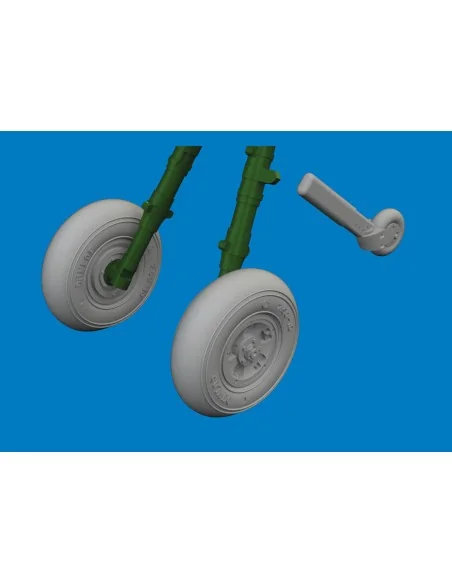 Spitfire Mk.V wheels for Eduard, 1/72 - Eduard Accessories 672434
