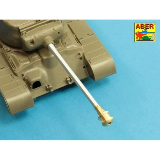 U.S 90 mm M3 barrel with muzzle brake for T26E3, Pershing, 1/35 - A...