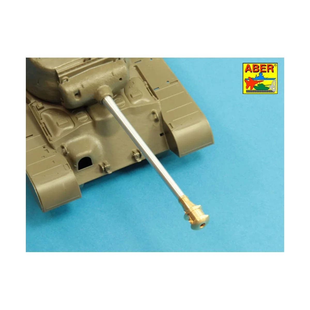 U.S 90 mm M3 barrel with muzzle brake for T26E3, Pershing, 1/35 - A...