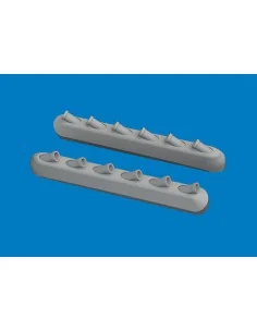 [NO_DESC] P-51D exhaust stacks w/ fairing PRINT for Arma Hobby, 1/7... 2