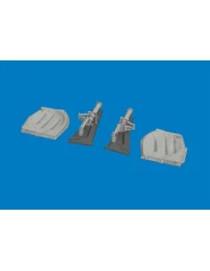 P-51D undercarriage legs PRINT for Arma Hobby, 1/72 - Eduard Access... 2