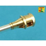 U.S 90 mm M3 barrel with muzzle brake for T26E3, Pershing, 1/35 - A...