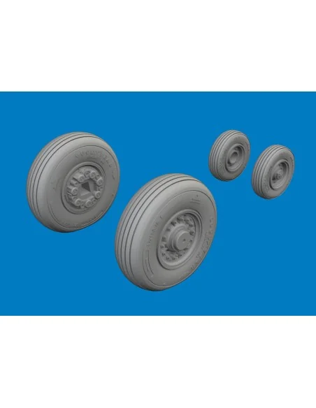 F-14D wheels for Tamiya, 1/72 - Eduard Accessories 672449
