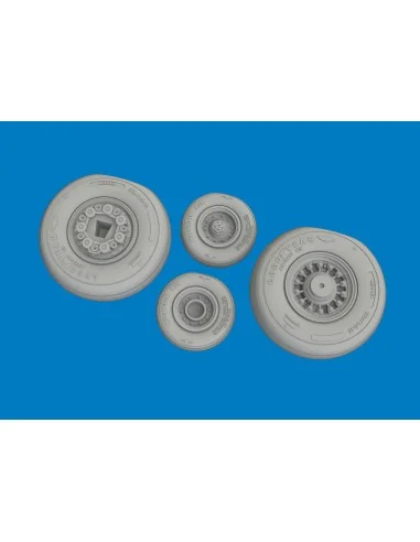 F-14D wheels for Tamiya, 1/72 - Eduard Accessories 672449