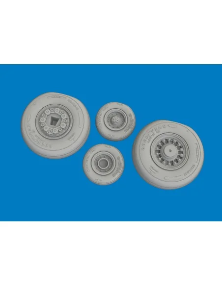 [NO_DESC] F-14D wheels for Tamiya, 1/72 - Eduard Accessories 672449