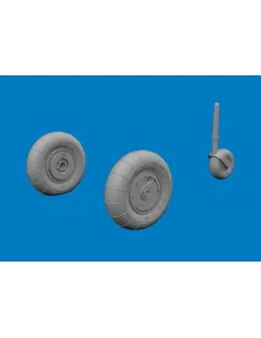 Bf 109K-4 wheels for Eduard, 1/72 - Eduard Accessories 672454