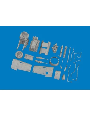 Bf 109K-4 engine PRINT 1/72 for Eduard, 1/72 - Eduard Accessories 6...