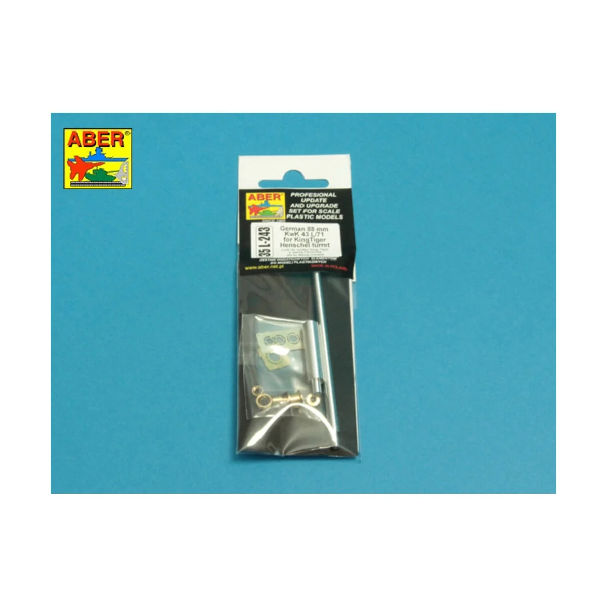 Barrel for German 8,8cm Kw.K 43 (L/71) gun used on Tiger B Henschel...