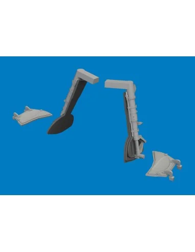 [NO_DESC] Bf 109K-4 undercarriage legs PRINT for Eduard, 1/72 - Edu...