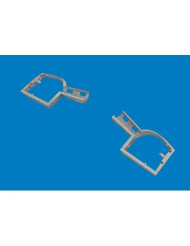 Bf 109K-4 wheel bays PRINT 1/72 for Eduard, 1/72 - Eduard Accessori...