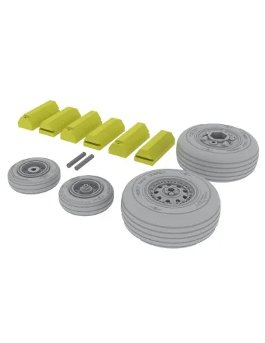 F-4J/S wheels for Tamiya, 1/32 - Eduard Accessories 632006