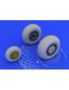 B-25H/J wheels for HK Models, 1/32 - Eduard Accessories 632014